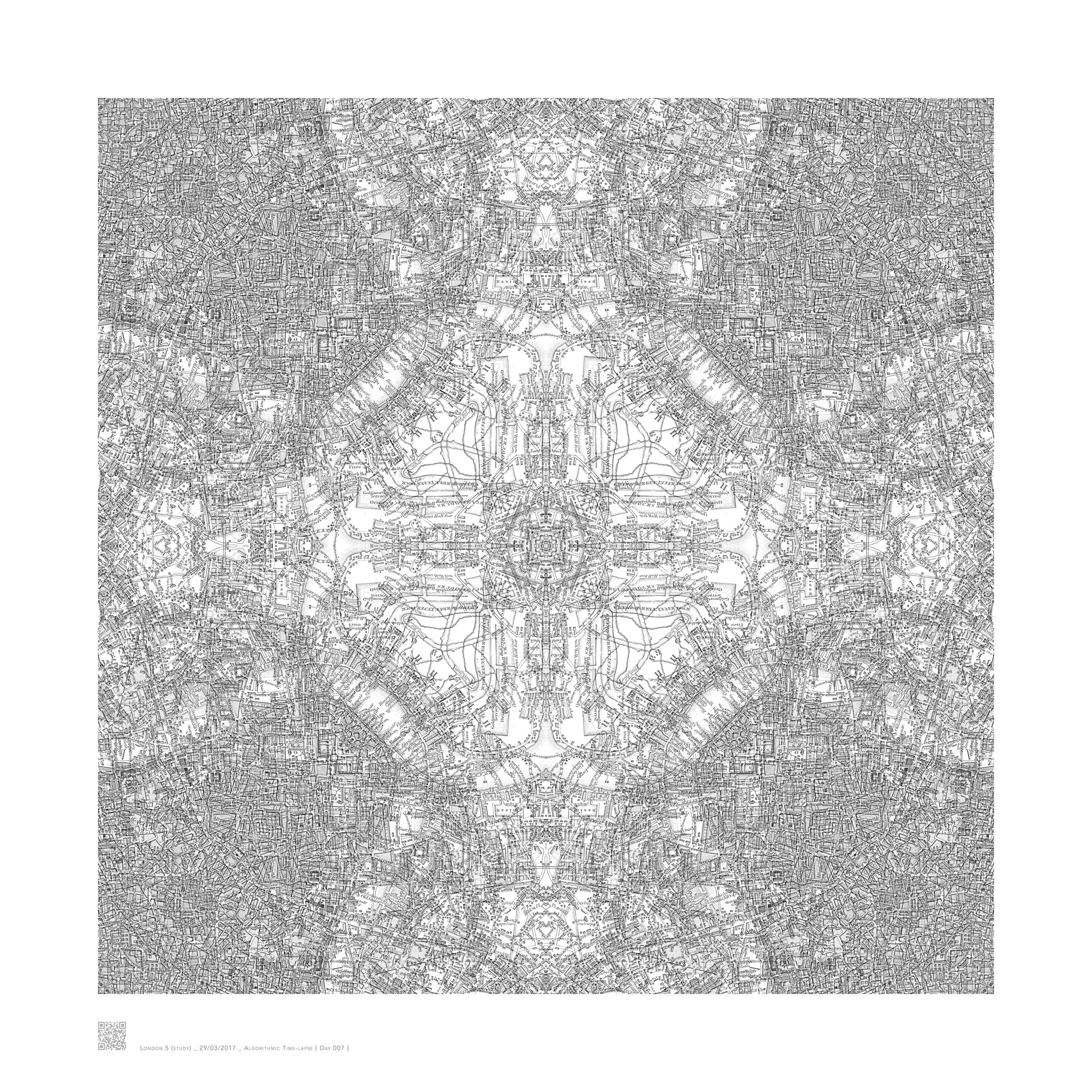 Imaginary Cities – London 5 (study) _ 29/03/2017 _ Algorithmic Time-lapse [ Day 007 ]