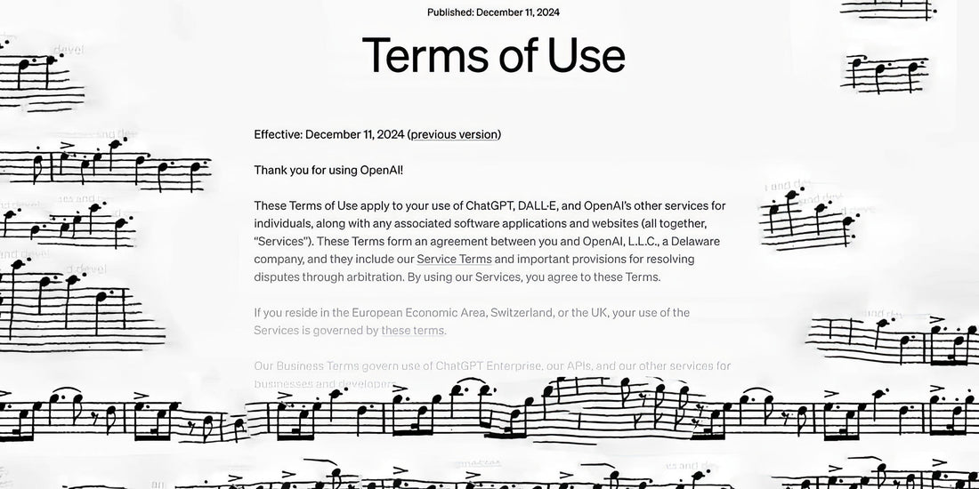 Terms &amp; Condition Opera: A Legalese Libretto, OpenAI Usage Policies